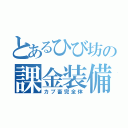 とあるひび坊の課金装備（カプ畜完全体）