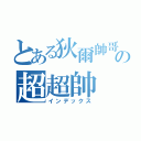 とある狄爾帥哥の超超帥（インデックス）