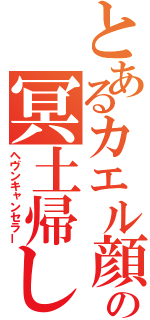 とあるカエル顔の冥土帰し（ヘヴンキャンセラー）