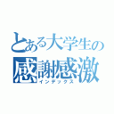 とある大学生の感謝感激（インデックス）