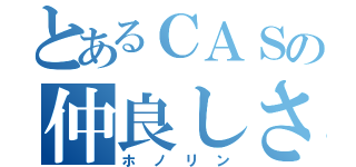 とあるＣＡＳの仲良しさん（ホノリン）