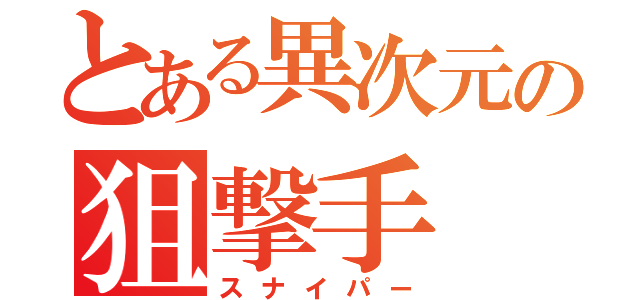 とある異次元の狙撃手（スナイパー）