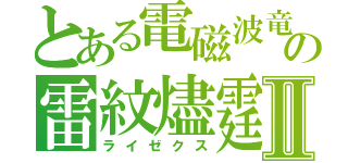 とある電磁波竜の雷紋燼霆Ⅱ（ライゼクス）