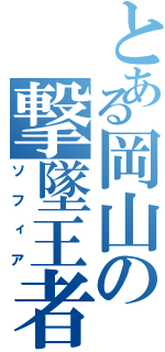 とある岡山の撃墜王者（ソフィア）