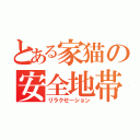 とある家猫の安全地帯（リラクゼーション）