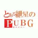 とある紲星のＰＵＢＧ（ガバイバー）