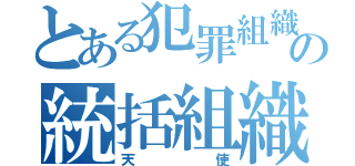 とある犯罪組織の統括組織（天使）