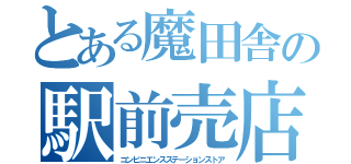 とある魔田舎の駅前売店（コンビニエンスステーションストア）