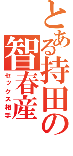 とある持田の智春産（セックス相手）