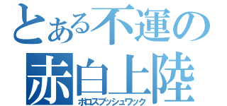 とある不運の赤白上陸（ボロスブッシュワック）