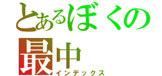 とあるぼくの最中（インデックス）