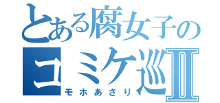 とある腐女子のコミケ巡りⅡ（モホあさり）