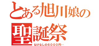 とある旭川娘の聖誕祭（なけなしの６０００円…）