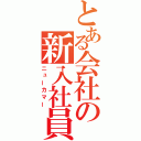 とある会社の新入社員（ニューカマー）