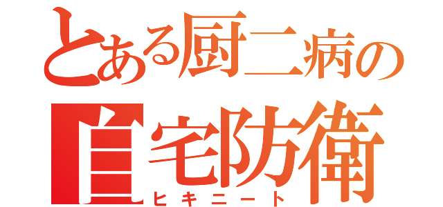 とある厨二病の自宅防衛隊（ヒキニート）