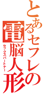 とあるセフレの電脳人形（セックスパートナー）