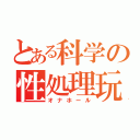 とある科学の性処理玩具（オナホール）