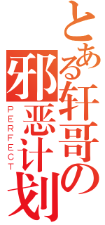 とある轩哥の邪恶计划（ＰＥＲＦＥＣＴ）