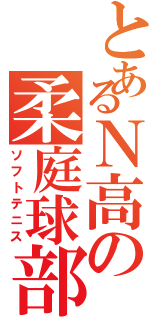 とあるＮ高の柔庭球部（ソフトテニス）