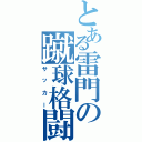 とある雷門の蹴球格闘（サッカー）