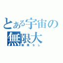 とある宇宙の無限大（制限なし）