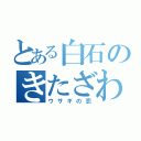 とある白石のきたざわ（ウサギの恋）