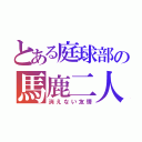 とある庭球部の馬鹿二人（消えない友情）