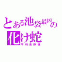 とある池袋最凶の化け蛇（平和島静雄）