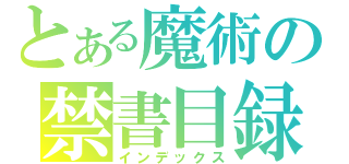 とある魔術の禁書目録（インデックス）