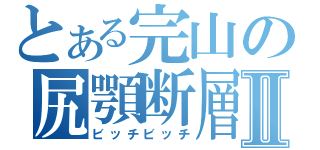 とある完山の尻顎断層Ⅱ（ビッチビッチ）