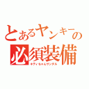 とあるヤンキーの必須装備（キティちゃんサンダル）