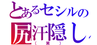 とあるセシルの尻汗隠し（（笑））