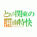 とある関東の湘南特快（ショウナンシンジュク）