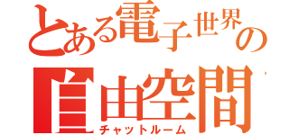 とある電子世界の自由空間（チャットルーム）