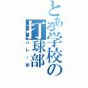 とある学校の打球部（バレー部）