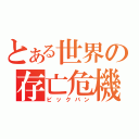 とある世界の存亡危機（ビックバン）