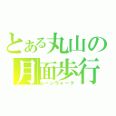 とある丸山の月面歩行（ムーンウォーク）