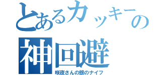 とあるカッキーの神回避（咲夜さんの銀のナイフ）