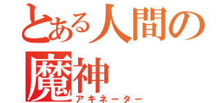 とある人間の魔神（アキネーター）