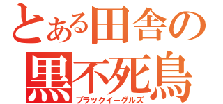 とある田舎の黒不死鳥（ブラックイーグルズ）