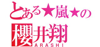 とある★嵐★の櫻井翔（ＡＲＡＳＨＩ）