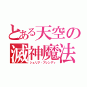 とある天空の滅神魔法（シェリア・ブレンディ）