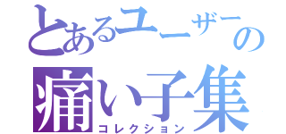 とあるユーザーの痛い子集（コレクション）