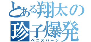 とある翔太の珍子爆発（ペニスバーン）