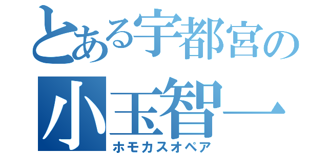 とある宇都宮の小玉智一な（）（ホモカスオペア）