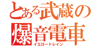 とある武蔵の爆音電車（イエロートレイン）