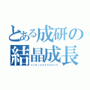 とある成研の結晶成長（インティョウクリスタリス）