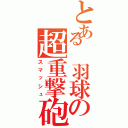 とある　羽球の超重撃砲（スマッシュ）