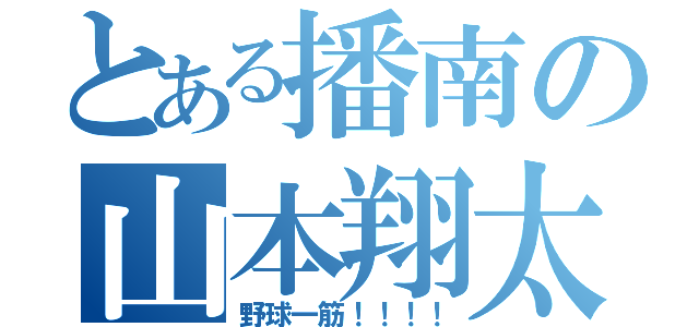 とある播南の山本翔太（野球一筋！！！！）