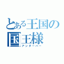 とある王国の国王様（アンダーバー）